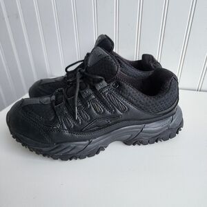 Avia Women's Taylor Black Comfort Lace Up Low Top Walking Shoes Size 9